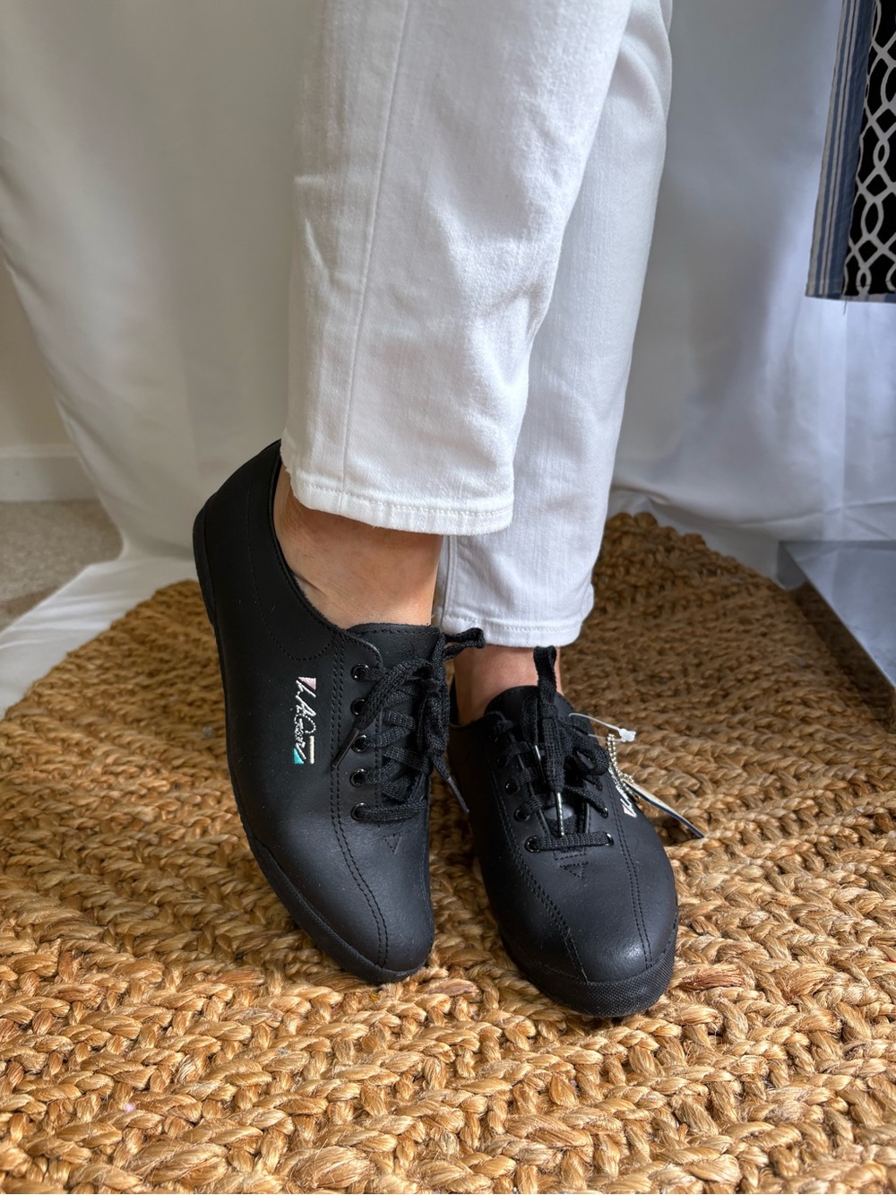L.A. Gear Black Lace-Up Rhythm Shoe - Picture 3 of 3